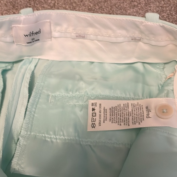 Aritzia Wilfred carrot pants sz 0 NWOT - Picture 5 of 5